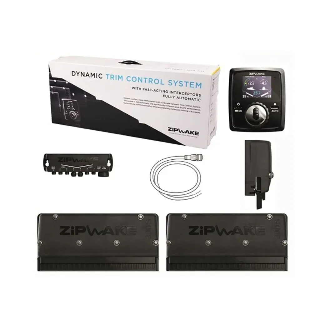 Zipwake KB600-S, 600mm Auto Trim Control System including display